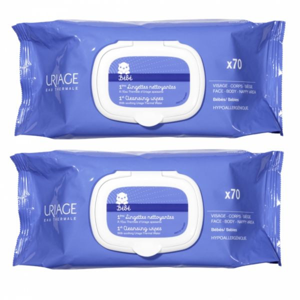 Uriage Bebe Toalhetes 1Agx70 Duo