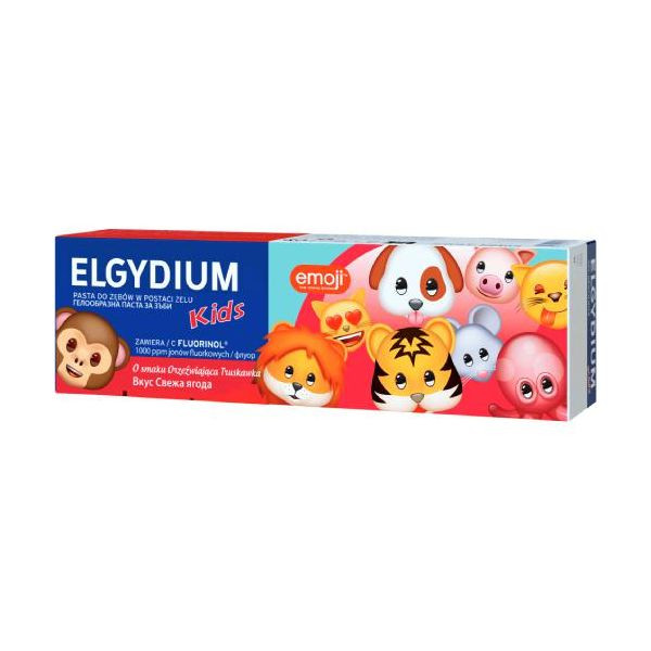 Elgydium Kids Gel Denttifico Morango Emoji 50Ml