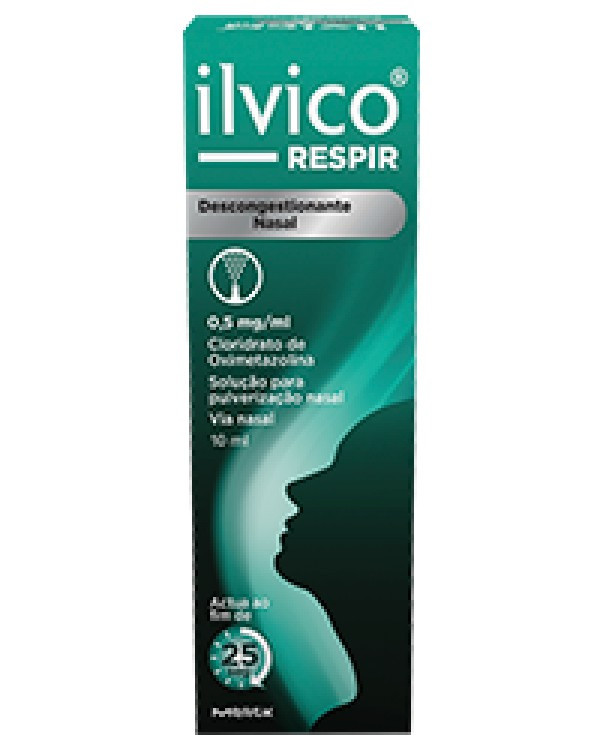 Ilvico Respir, 0,5 Mg/Ml-10 Ml X 1 Sol Pulv Nasal