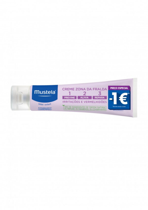 Mustela Bebé Muda Fralda Creme Zona Fralda 1 > 2 > 3 - Preço Especial 50ml
