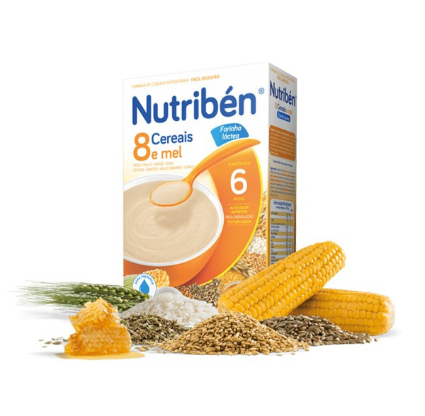Nutribén 8 Cereais e Mel Láctea Duo
