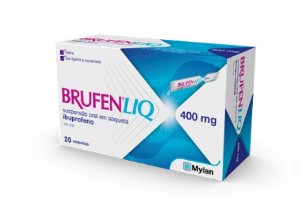 Brufen Liq , 400 Mg/10 Ml 20 Saqueta 10 Ml Suspensão Oral