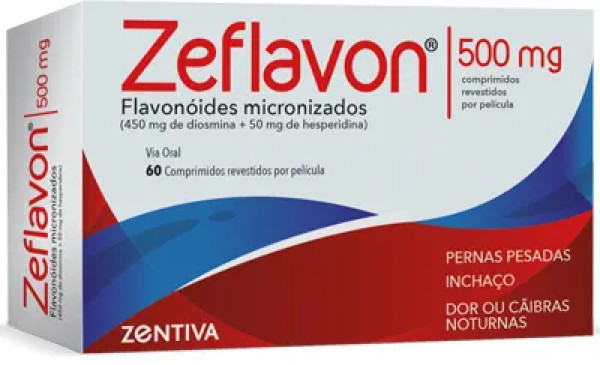 Zeflavon , 500 Mg Blister 60 Unidade(S) Comprimidos Revestidos