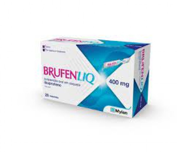 Brufen Liq , 200 Mg/10 Ml 20 Saqueta 10 Ml Suspensão Oral