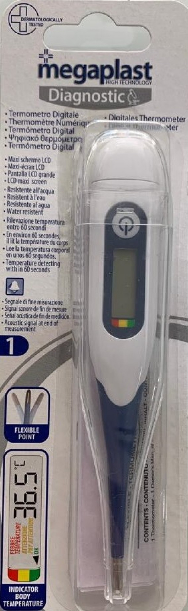 Termómetro Digital C Ponta Flexivel Rm420
