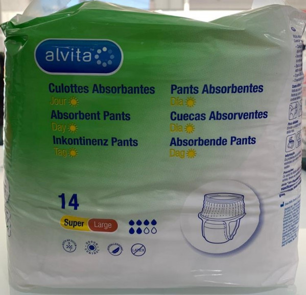 Alvita Cueca Dia Super/Large X14