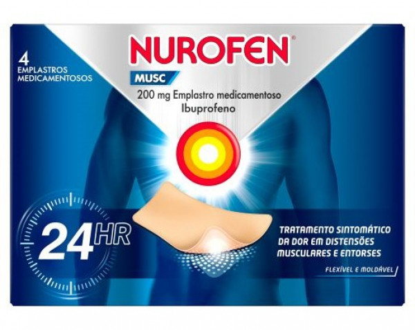 Nurofen Musc, 200 Mg X 4 Emplastro