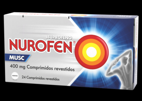 Nurofen Musc, 400 Mg X 24 Comprimidos Revestidos