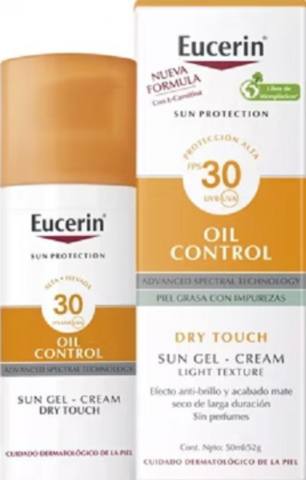 Eucerin Sun Oil Contr Gel-Cr Spf30 50Ml