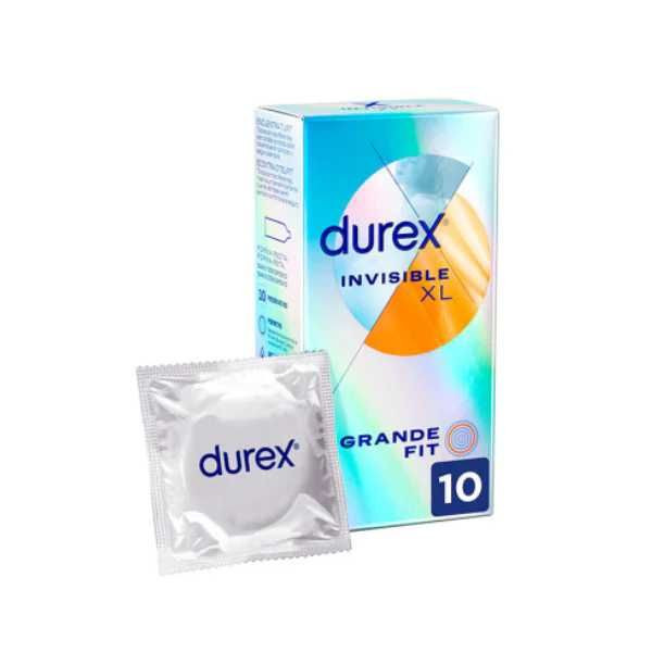 Durex Invisible Xl Preservativo X10