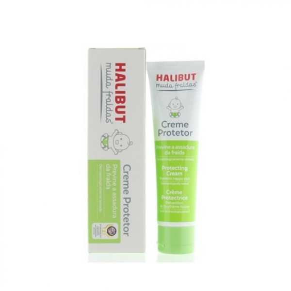 Halibut Muda Fraldas Creme Protetor 100G