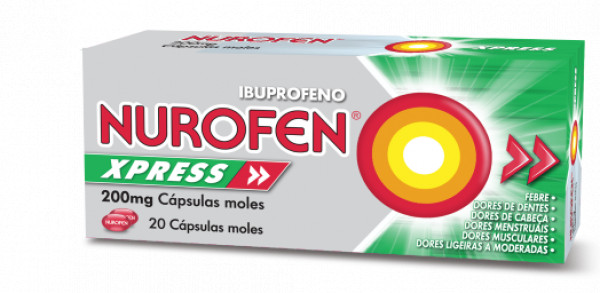 Nurofen Xpress, 200 Mg X 20 Cáps Mole