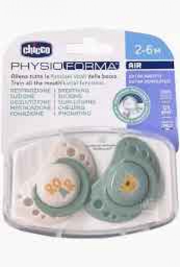 Chicco chupeta Physi Air Verde 2-6 X2