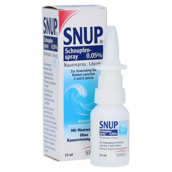Snup, 0,5 Mg/Ml-15 Ml X 1 Solução Pulverização Nasal