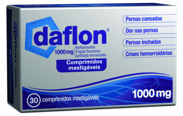Daflon 1000 , 1000 Mg Blister 30 Unidade(S) Comprimidos Mastigáveis