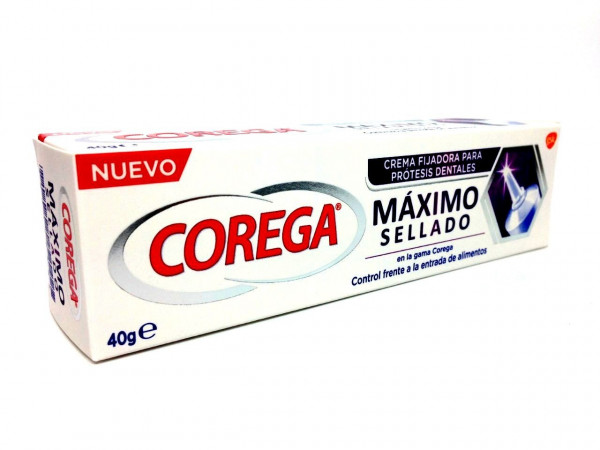 Corega Máximo Selamento Creme Fixador Próteses 40g