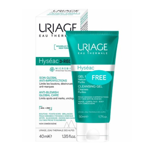 Uriage Hyseac 3-Regul 40Ml+Gel Limp 50