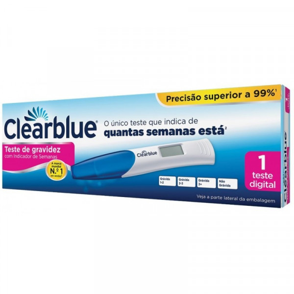 Clearblue Teste de Gravidez Indicador de Semanas 1un.