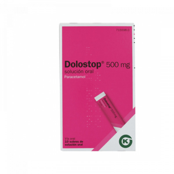 Dolostop, 500 Mg/10 Ml X 20 Sol Oral Saq